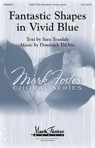 Fantastic Shapes in Vivid Blue SATB choral sheet music cover